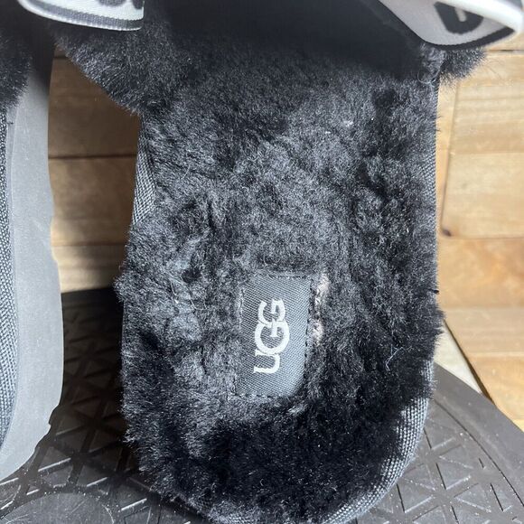 Ugg Women's Size US 6 Oh Yeah Black Slip On Slingback Slipper Slides - Picture 6 of 10